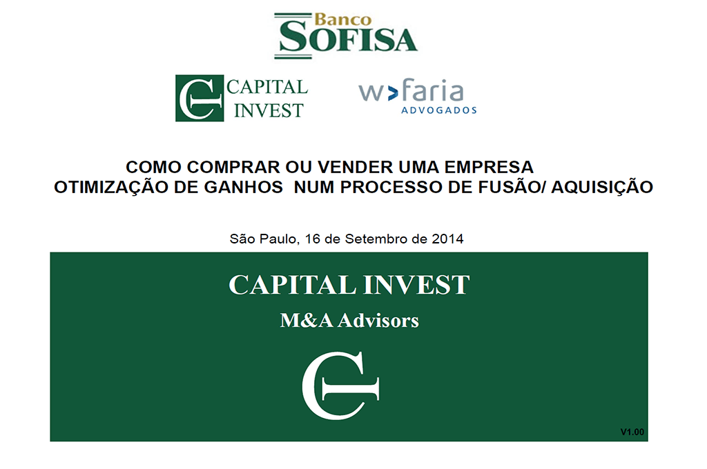 Palestra CAPITAL INVEST no Banco Sofica 2014